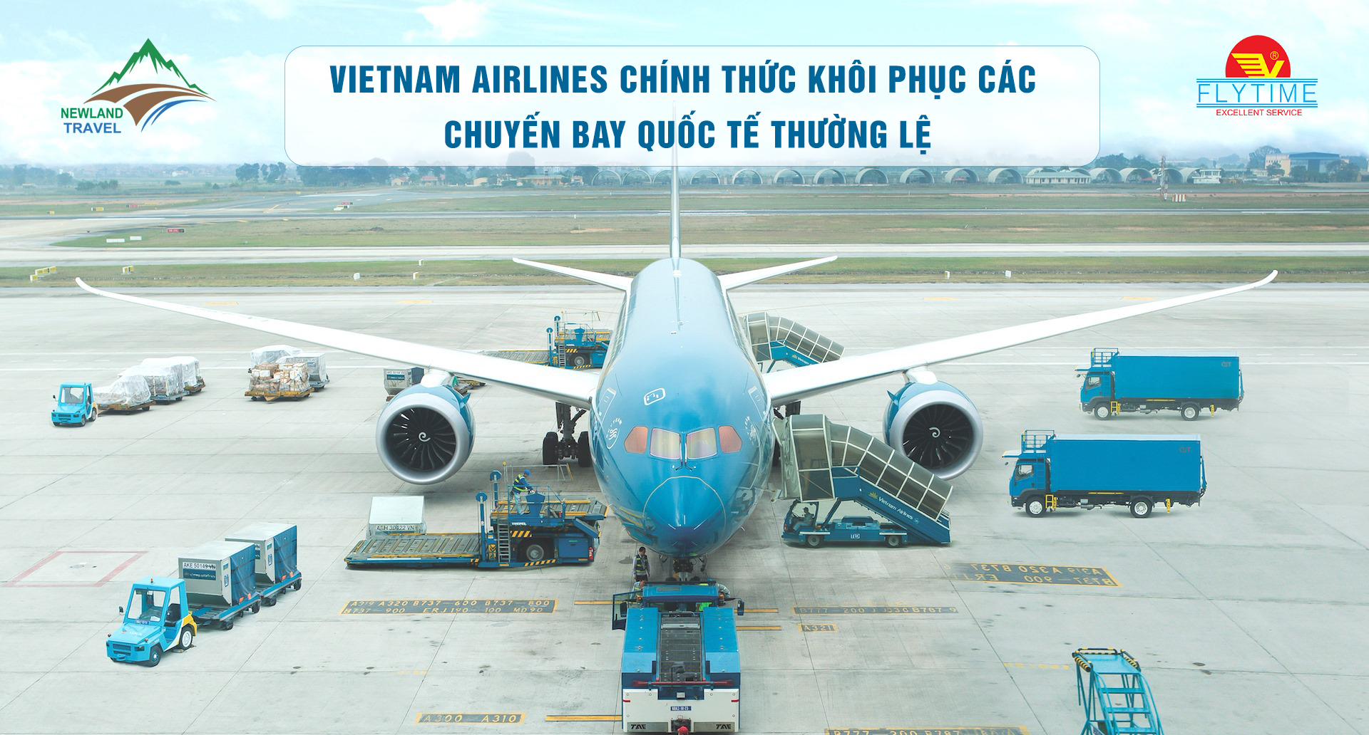 VietnamAirlines chính thức khôi phục các chuyến bay quốc tế thường lệ