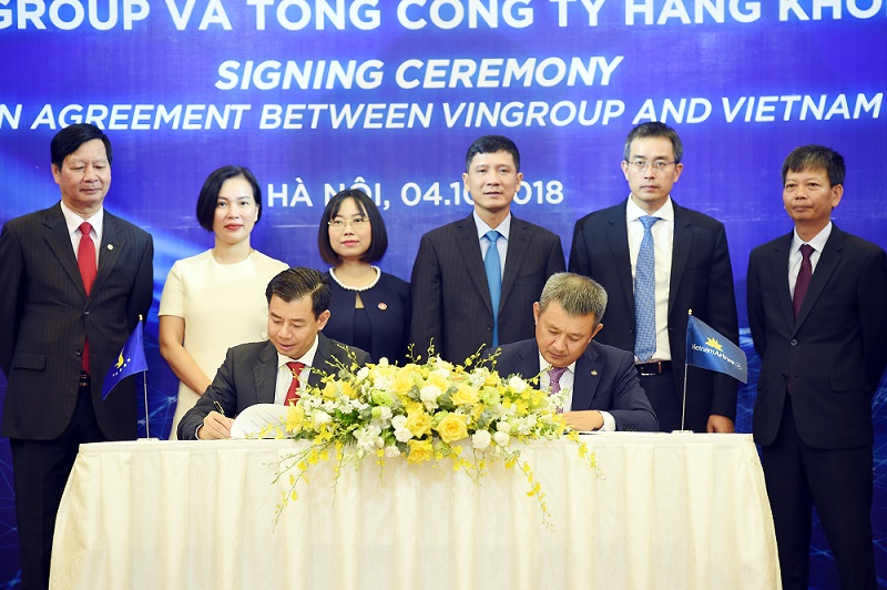 Vietnam Airlines & Vingroup  hợp tác cung cấp dịch vụ cao cấp